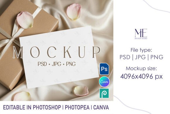 Elevate Designs with a Horizontal Invitation Mockup