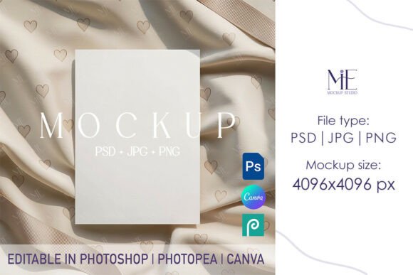 Elevate Your Brand with a Professional Wedding Invitation Greeting Card Mockup