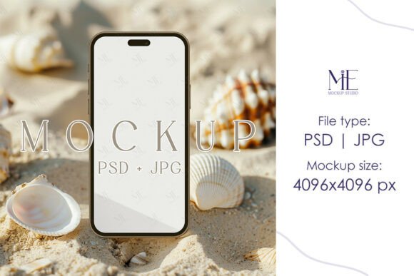 Elevate Your Designs with a Beach iPhone Mockup