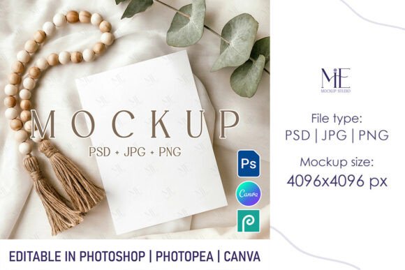 Elevating Your Design Workflow with a Professional Invitation Card Mockup PNG