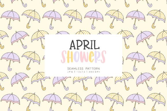 Embracing the Rain: A Creative Guide to Seamless Pattern April Showers 2