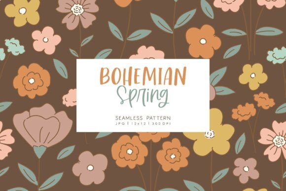 Evaluating the Design Potential of Seamless Pattern BOHEMIAN SPRING 1
