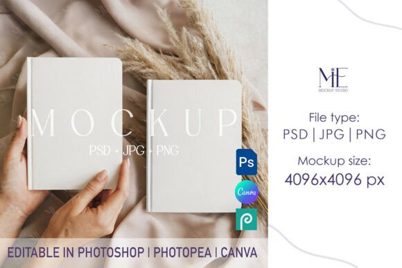 Mastering the Hardcover Journal Mockup, A5 Double Note for Professional Presentations