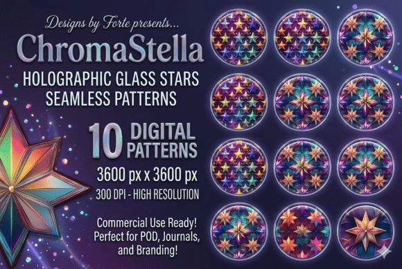Unlocking Celestial Brilliance with ChromaStella Seamless Patterns