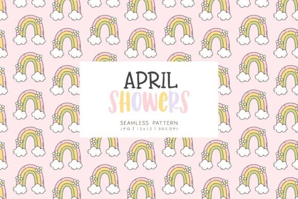 Unlocking Spring Creativity with Seamless Pattern April Showers 4